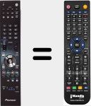 Télécommande pour remplacer AXD1562