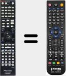 Télécommande pour remplacer AXD7698