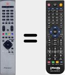 T&eacute;l&eacute;commande pour remplacer AXD1495