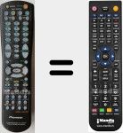 T&eacute;l&eacute;commande pour remplacer AXD7265