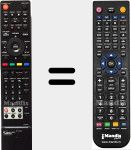 T&eacute;l&eacute;commande pour remplacer VXX3221