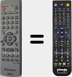 T&eacute;l&eacute;commande pour remplacer 07650KY040