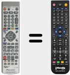 T&eacute;l&eacute;commande pour remplacer 07660LW010