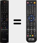 T&eacute;l&eacute;commande pour remplacer AXD1551$J