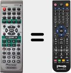 T&eacute;l&eacute;commande pour remplacer XXD3067