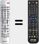 T&eacute;l&eacute;commande pour remplacer TLU01511C