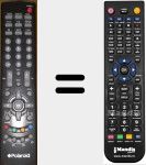 T&eacute;l&eacute;commande pour remplacer TLU01943B