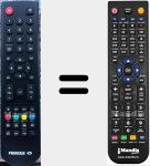 Télécommande pour remplacer LED32GRG5SP(T)