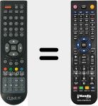 T&eacute;l&eacute;commande pour remplacer QXT32KF