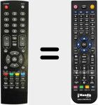 T&eacute;l&eacute;commande pour remplacer QL3252C