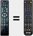 Télécommande pour remplacer QMED001
