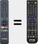 Télécommande pour remplacer RC43160N (23656802)