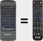 Télécommande pour remplacer RAK-RX308W