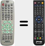 T&eacute;l&eacute;commande pour remplacer RB-TS760ST