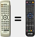 Télécommande pour remplacer RC-505M (24140505)