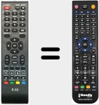T&eacute;l&eacute;commande pour remplacer RC-E 23