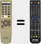 Télécommande pour remplacer RC-ZAT04