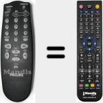 T&eacute;l&eacute;commande pour remplacer RC07110/01 (482221910559)