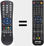 T&eacute;l&eacute;commande pour remplacer RC1055