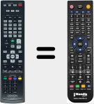 Télécommande pour remplacer RC-1219 (30701024100AS)