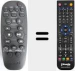 T&eacute;l&eacute;commande pour remplacer RC19621004/01 (314011851060)