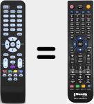 T&eacute;l&eacute;commande pour remplacer RC1994301 (04TCLTEL0201)