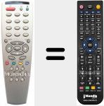 T&eacute;l&eacute;commande pour remplacer RC 2340 (20216055)