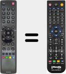 Télécommande pour remplacer RC 3000 E 02