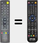 Télécommande pour remplacer RC3010E01