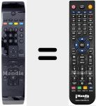 Télécommande pour remplacer RC3900 (20471734)