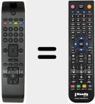 Télécommande pour remplacer RC3902