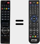 Télécommande pour remplacer RC3920 (20501811)