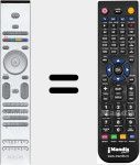 Télécommande pour remplacer RC440401EU (242254900993)