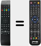 Télécommande pour remplacer RC4800 (23167218)