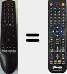 Télécommande pour remplacer RC4900 (23149671)