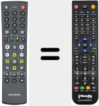 T&eacute;l&eacute;commande pour remplacer RC660