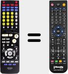 T&eacute;l&eacute;commande pour remplacer RC-917 (9630100203)