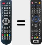 T&eacute;l&eacute;commande pour remplacer RC-D3-02