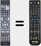 T&eacute;l&eacute;commande pour remplacer RC-044SR (30701028100AM)