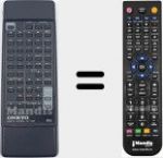 T&eacute;l&eacute;commande pour remplacer RC-259S