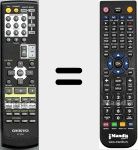 T&eacute;l&eacute;commande pour remplacer RC-605S (24140605)