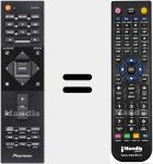 T&eacute;l&eacute;commande pour remplacer RC-957R (24140957)