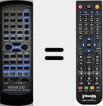 T&eacute;l&eacute;commande pour remplacer RC-R0 628 (A70161405)