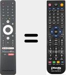 Télécommande pour remplacer RC112A (306044027FHUN0)