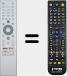 T&eacute;l&eacute;commande pour remplacer RC112GHW (306044027FHUN006)