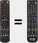 Télécommande pour remplacer RC1910 (23009934)