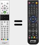 T&eacute;l&eacute;commande pour remplacer RC197