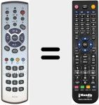 T&eacute;l&eacute;commande pour remplacer RC 2208