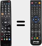 T&eacute;l&eacute;commande pour remplacer RC2424528/02B