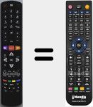 T&eacute;l&eacute;commande pour remplacer RC310 (04TCLTEL0225)